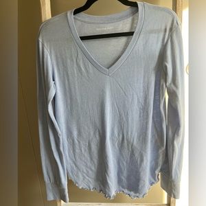American Eagle long sleeve light blue shirt size small